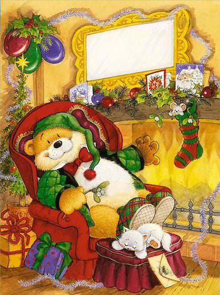 Diamond Painting - Full Round - christmas bear (30*40cm)