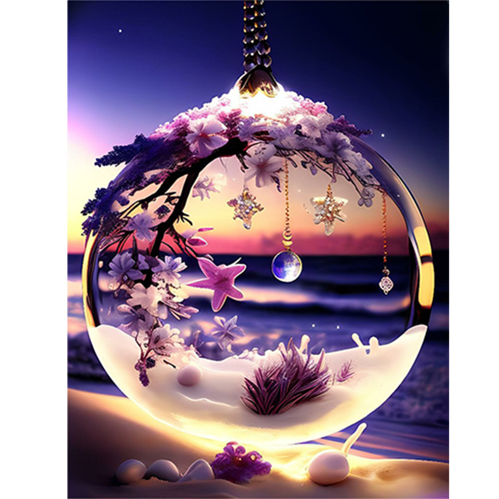 Diamond Painting - Full Round - beach crystal scenery (30*40CM)