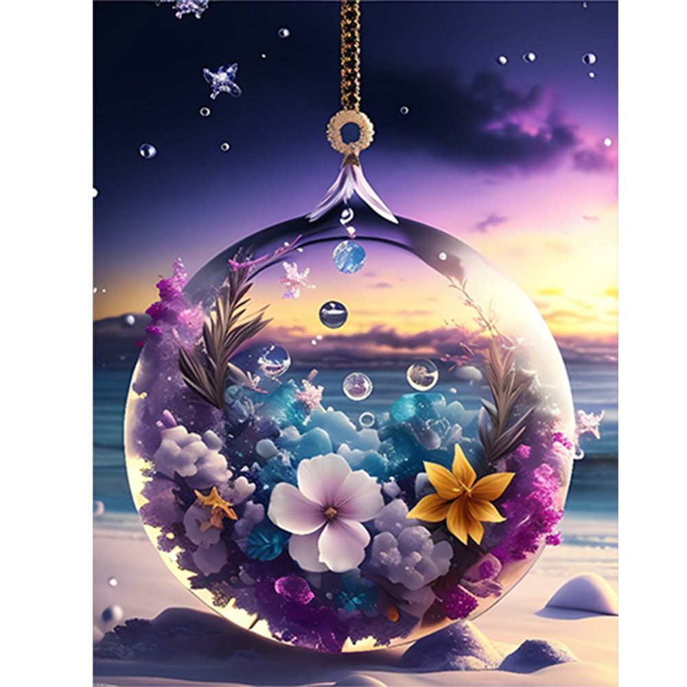 Diamond Painting - Full Round - beach crystal scenery (30*40CM)