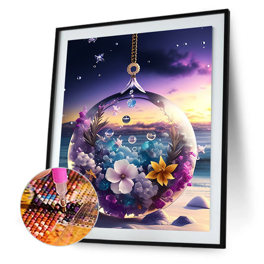 Diamond Painting - Full Round - beach crystal scenery (30*40CM)