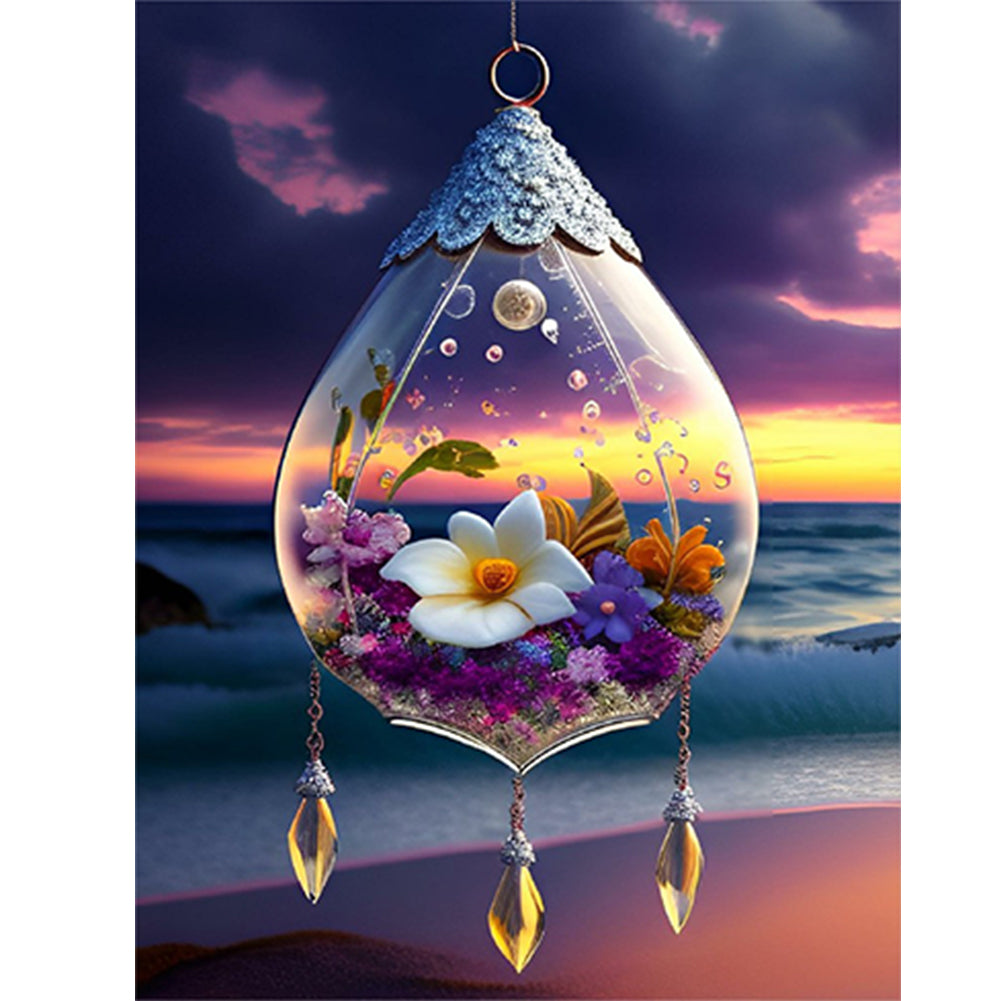 Diamond Painting - Full Round - beach crystal scenery (30*40CM)