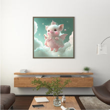 Load image into Gallery viewer, Diamond Painting - Full Round - pink cute pig (30*30CM)
