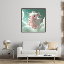 Load image into Gallery viewer, Diamond Painting - Full Round - pink cute pig (30*30CM)
