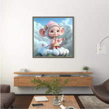 Load image into Gallery viewer, Diamond Painting - Full Round - pink monkey (30*30CM)
