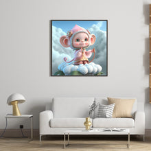 Load image into Gallery viewer, Diamond Painting - Full Round - pink monkey (30*30CM)
