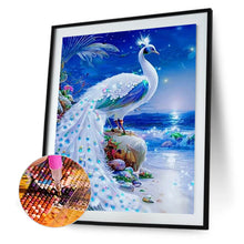 Load image into Gallery viewer, Diamond Painting - Full Round - gorgeous peacock (30*40CM)
