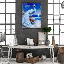 Load image into Gallery viewer, Diamond Painting - Full Round - gorgeous peacock (30*40CM)
