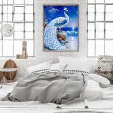 Load image into Gallery viewer, Diamond Painting - Full Round - gorgeous peacock (30*40CM)
