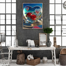 Load image into Gallery viewer, Diamond Painting - Full Round - beach heart (30*40CM)
