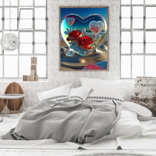 Load image into Gallery viewer, Diamond Painting - Full Round - beach heart (30*40CM)
