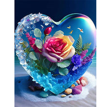 Load image into Gallery viewer, Diamond Painting - Full Round - beach heart (30*40CM)
