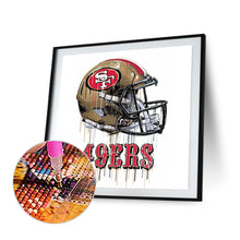 Load image into Gallery viewer, Diamond Painting - Full Round - san francisco 49ers football team (30*30CM)
