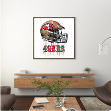 Load image into Gallery viewer, Diamond Painting - Full Round - san francisco 49ers football team (30*30CM)
