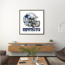 Load image into Gallery viewer, Diamond Painting - Full Round - dallas cowboys football team (30*30CM)
