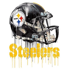 Load image into Gallery viewer, Diamond Painting - Full Round - pittsburgh steelers football team (30*30CM)
