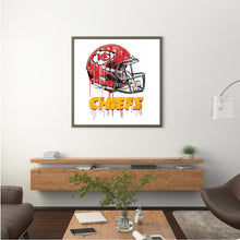 Load image into Gallery viewer, Diamond Painting - Full Round - kansas city chiefs football team (30*30CM)
