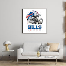 Load image into Gallery viewer, Diamond Painting - Full Round - buffalo bills football team (30*30CM)
