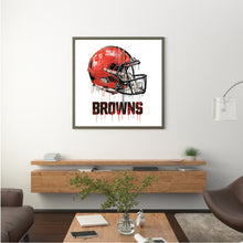 Load image into Gallery viewer, Diamond Painting - Full Round - cleveland browns football team (30*30CM)
