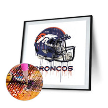 Load image into Gallery viewer, Diamond Painting - Full Round - denver broncos football team (30*30CM)
