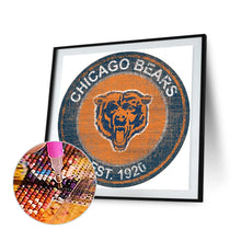 Load image into Gallery viewer, Diamond Painting - Full Round - chicago bears football team (30*30CM)
