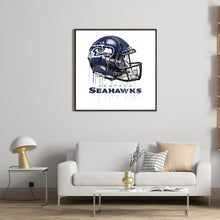 Load image into Gallery viewer, Diamond Painting - Full Round - seattle seahawks football team (30*30CM)
