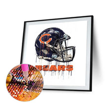 Load image into Gallery viewer, Diamond Painting - Full Round - chicago bears football team (30*30CM)
