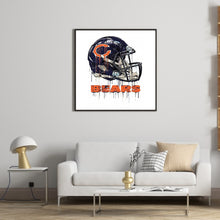 Load image into Gallery viewer, Diamond Painting - Full Round - chicago bears football team (30*30CM)
