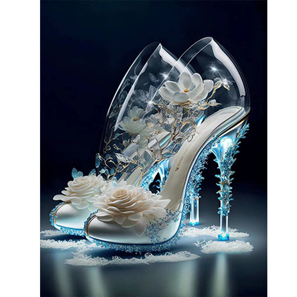 Diamond Painting - Full Round - fantasy crystal high heels (30*40CM)