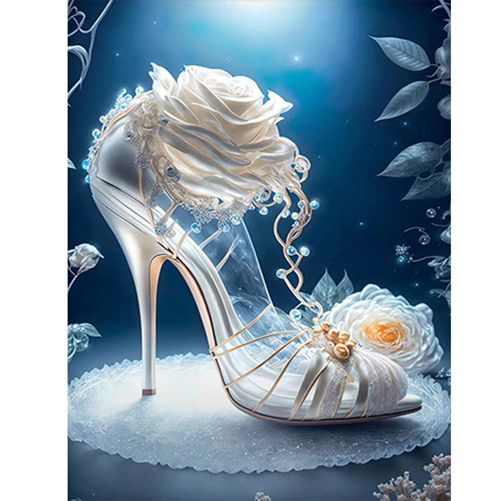 Diamond Painting - Full Round - fantasy crystal high heels (30*40CM)