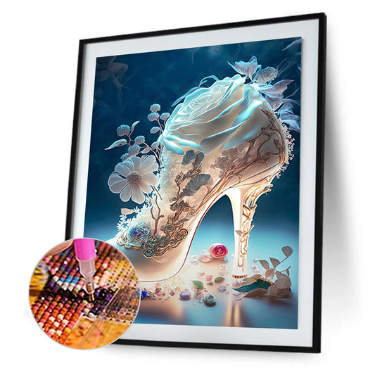 Diamond Painting - Full Round - fantasy crystal high heels (30*40CM)