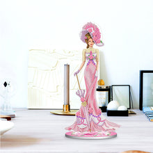 Load image into Gallery viewer, DIY Crystal Diamond Ornament Single Sided Elegant Lady Home Decor (HJBJP03)
