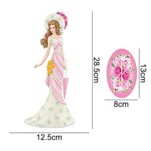 Load image into Gallery viewer, DIY Crystal Diamond Ornament Single Sided Elegant Lady Home Decor (HJBJP04)
