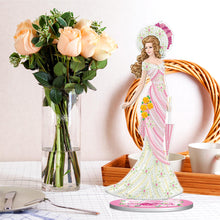 Load image into Gallery viewer, DIY Crystal Diamond Ornament Single Sided Elegant Lady Home Decor (HJBJP04)
