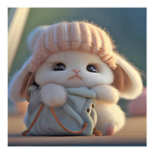 Load image into Gallery viewer, Diamond Painting - Full Round - cute bunny (30*30CM)
