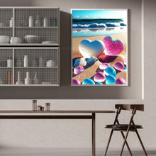 Load image into Gallery viewer, Diamond Painting - Full Round - beach rainbow stone (30*40CM)
