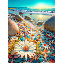 Load image into Gallery viewer, Diamond Painting - Full Round - beach rainbow stone (30*40CM)
