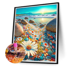 Load image into Gallery viewer, Diamond Painting - Full Round - beach rainbow stone (30*40CM)
