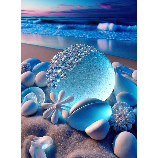 Diamond Painting - Full Round - beach rainbow stone (30*40CM)
