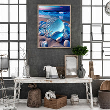 Load image into Gallery viewer, Diamond Painting - Full Round - beach rainbow stone (30*40CM)
