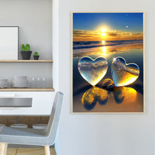 Load image into Gallery viewer, Diamond Painting - Full Round - beach rainbow stone (30*40CM)

