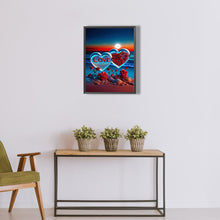 Load image into Gallery viewer, Diamond Painting - Full Round - beach love rose (30*40CM)
