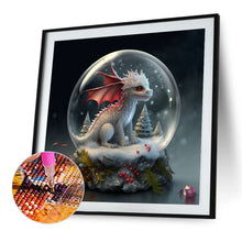 Load image into Gallery viewer, Diamond Painting - Full Round - 12 Zodiac Crystal Ball Dragon (30*30CM)
