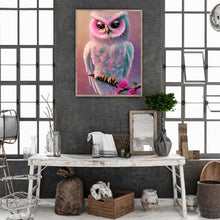 Load image into Gallery viewer, Diamond Painting - Full Round - owl (30*40CM)

