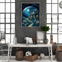 Load image into Gallery viewer, Diamond Painting - Full Round - stone road under the moon (30*40CM)
