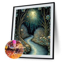 Load image into Gallery viewer, Diamond Painting - Full Round - Stone Road Landscape Series under the Moon (30*40CM)
