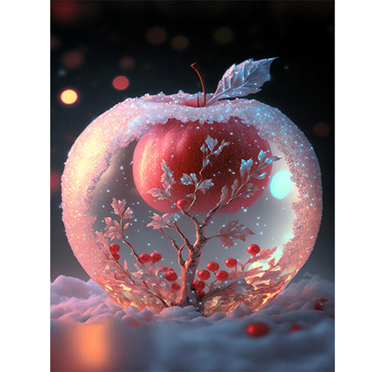 Diamond Painting - Full Round - Dream Snowflake Apple (30*40CM)