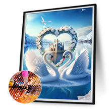 Load image into Gallery viewer, Diamond Painting - Full Round - romantic fantasy swan (30*40CM)
