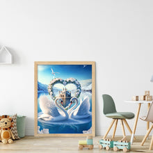 Load image into Gallery viewer, Diamond Painting - Full Round - romantic fantasy swan (30*40CM)
