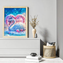 Load image into Gallery viewer, Diamond Painting - Full Round - romantic fantasy swan (30*40CM)
