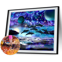 Load image into Gallery viewer, Diamond Painting - Full Round - rhino in water (40*30CM)
